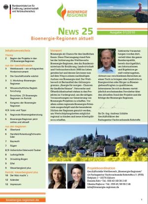 News 25 - Bioenergie-Regionen aktuell - Ausgabe 1/2010